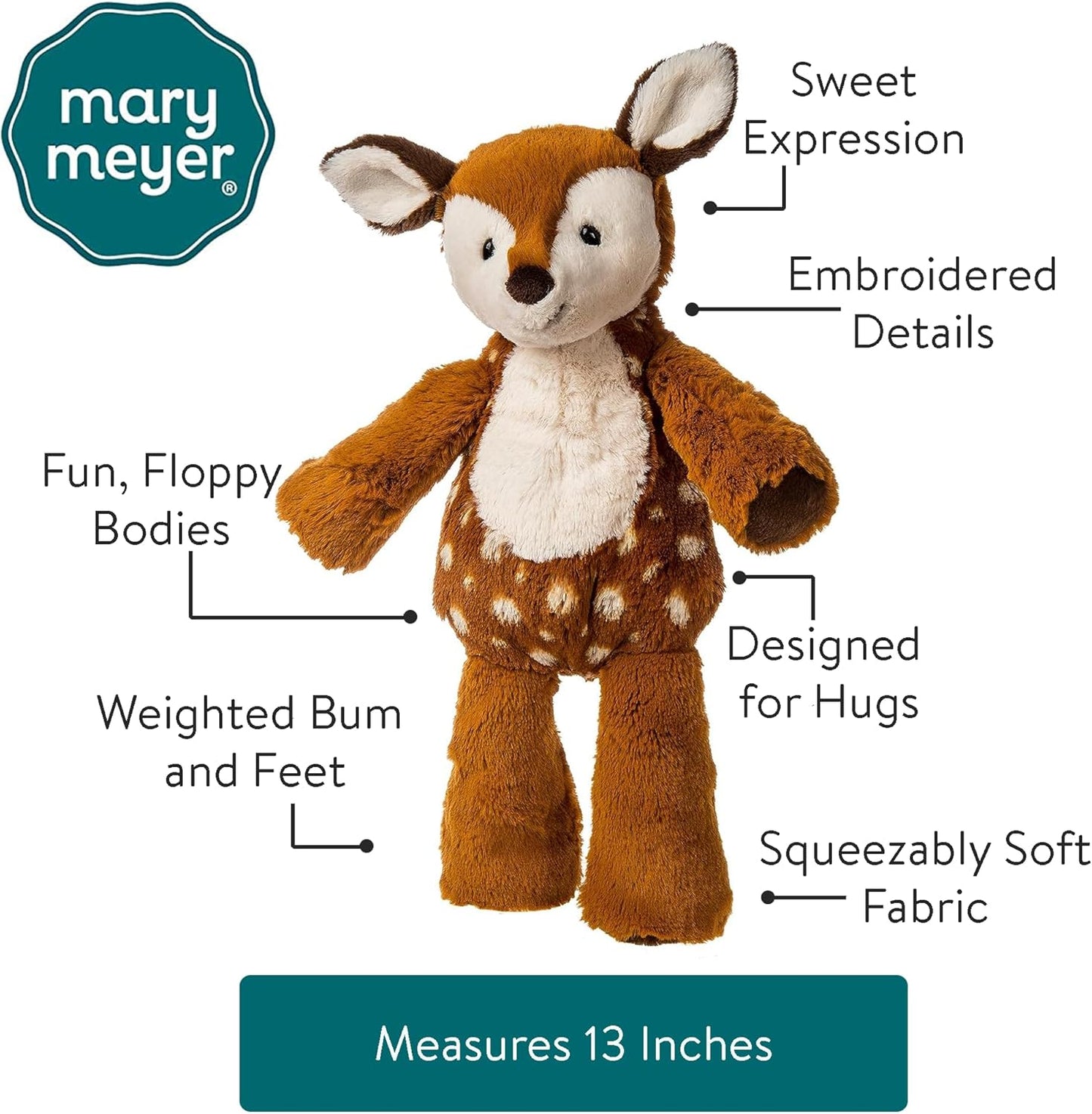 Mary Meyer Marshmallow Junior Hedgehog Soft Toy, 9-Inch