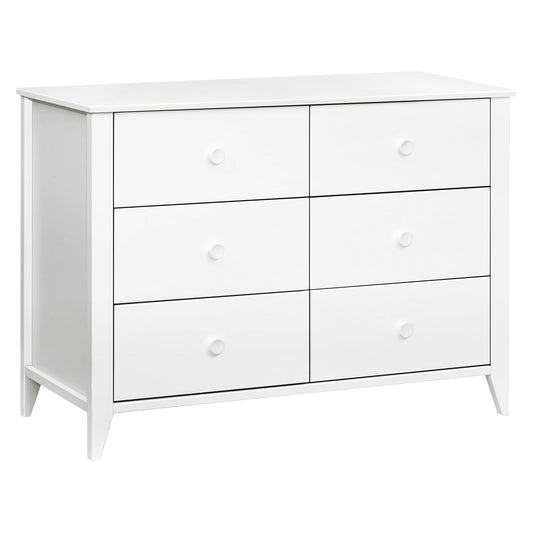 Babyletto Sprout 6-Drawer Double Dresser, Full, White