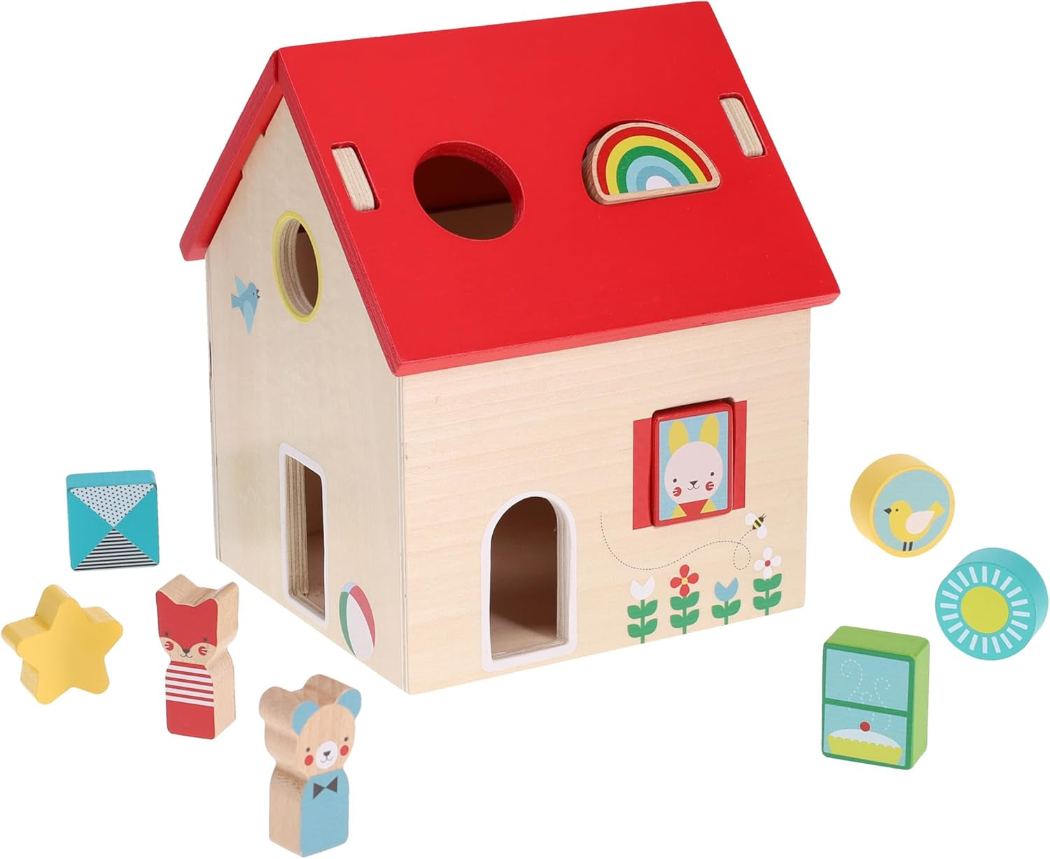 Petit Collage Shape Sorter Wooden Play Set