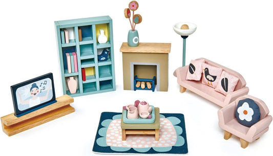 Tender Leaf Toys - Dovetail Dollhouse Accessories - Detailed Wooden Furniture Sets and Room Decor - Encourage Creative and Imaginative Fun Play for Children - Age 3+