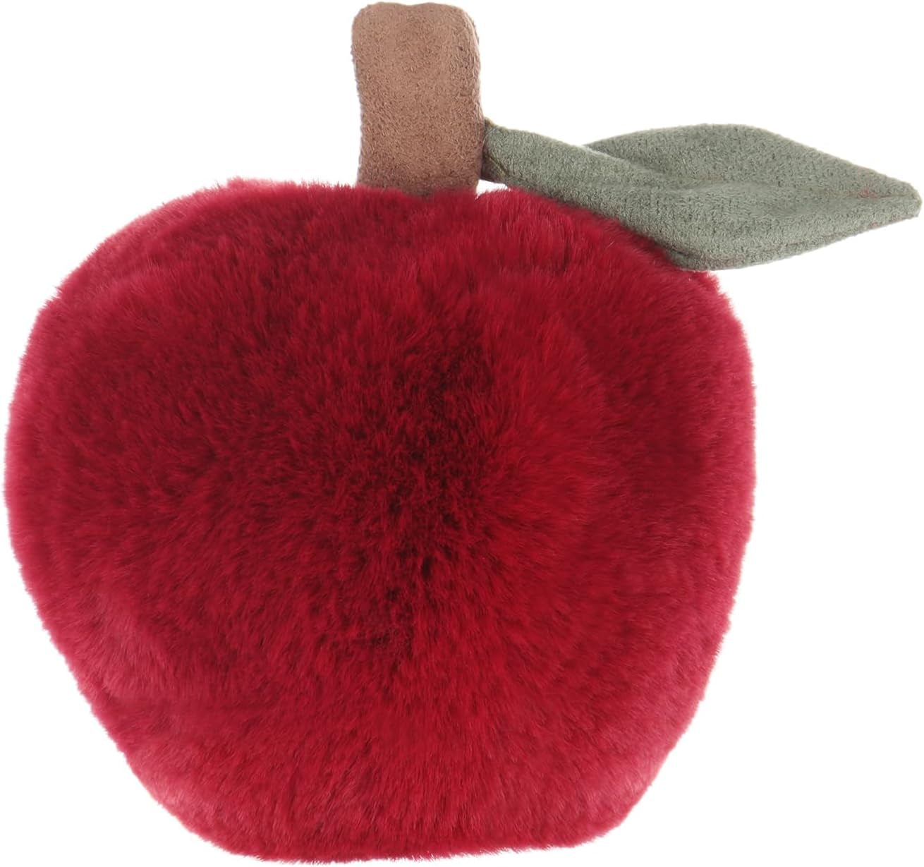 Apricot Lamb Toys Plush Red Christmas Peace Apple Stuffed Fruit Soft Cuddly Perfect for Kids 5.1 Inches