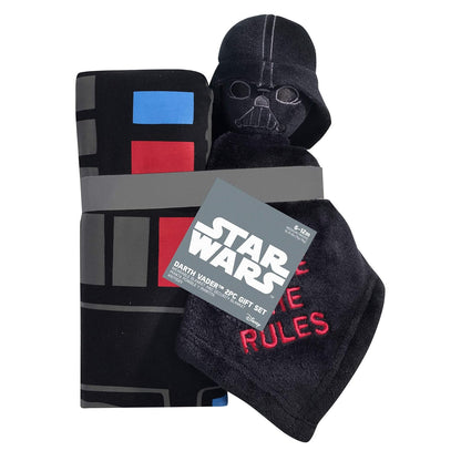 Lambs & Ivy Star Wars Darth Vader Wearable Blanket & Lovey Baby Gift Set - 2Pc