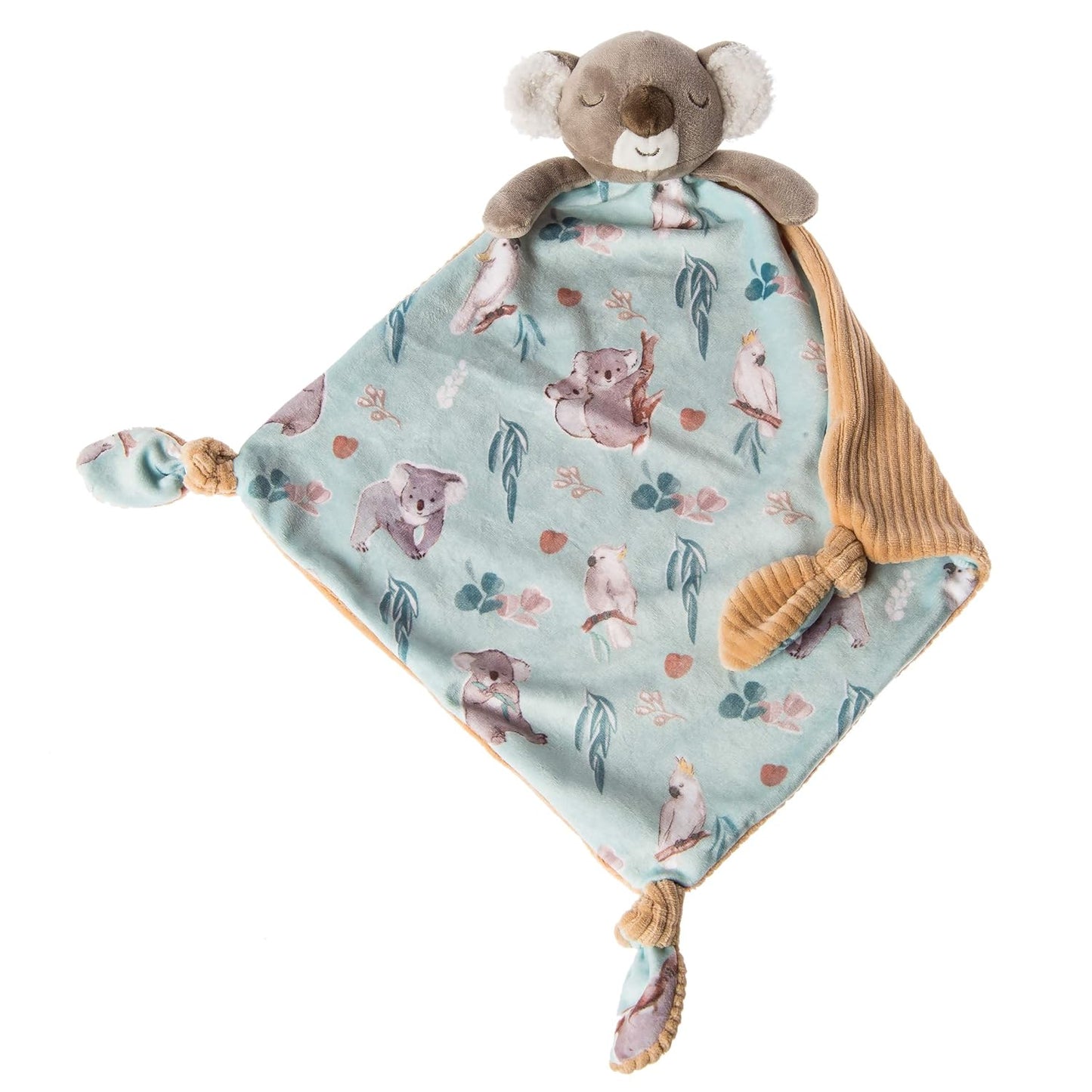 Mary Meyer Little Knottie Lovey Security Blanket, 10 X 10-Inches, down under Koala