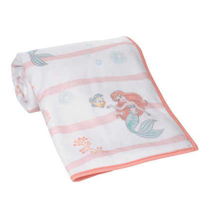 Bedtime Originals Disney Baby the Little Mermaid White Baby Blanket - Ariel