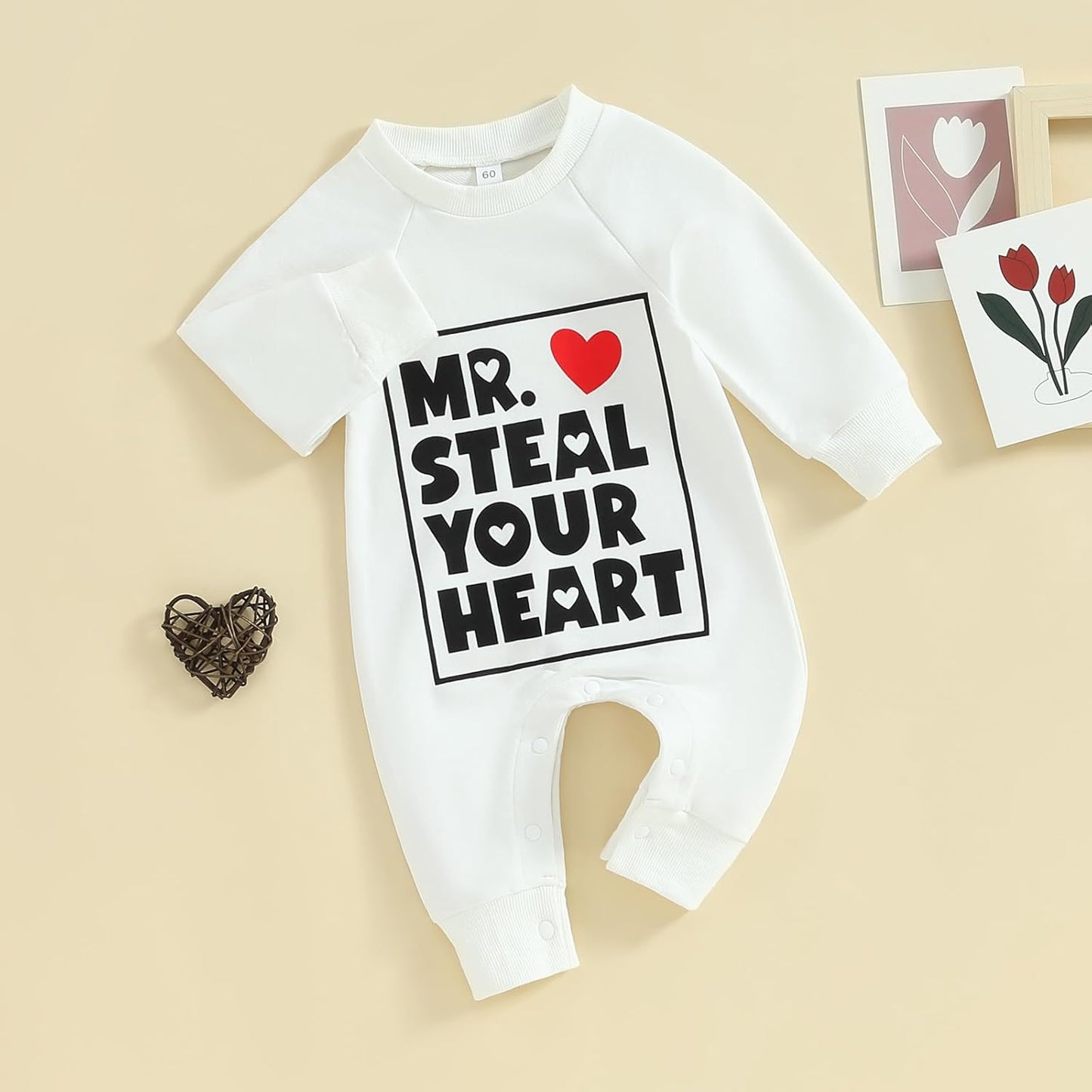 New Years Baby Girl Boy Outfit 2025 Newborn Letter Long Sleeve Romper Jumpsuit One-Piece Cute Infant Clothes 0-18M