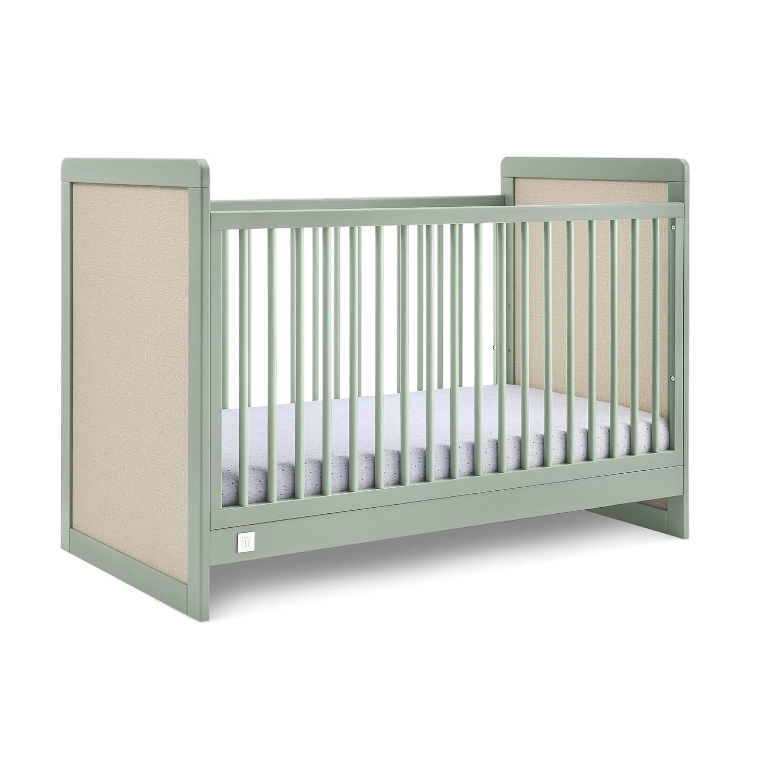 Delta Children Babygap Liam 4-In-1 Convertible Crib - Greenguard Gold Certified, Sage Green/Natural