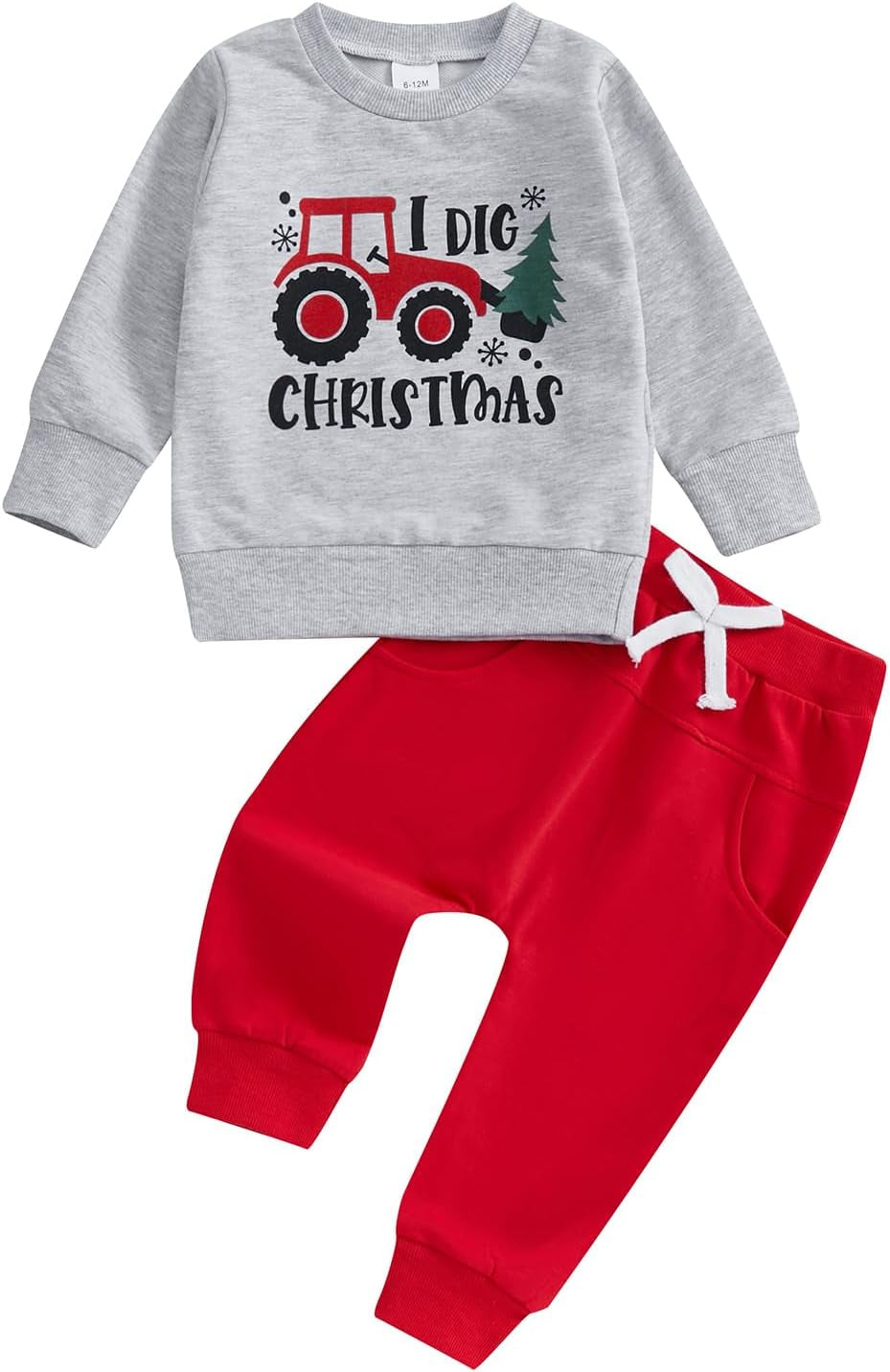 Toddler Baby Boy Clothes Crewneck Sweatshirt Long Sleeve Letter Print Shirt with Pants Cute Fall Winter Outfits