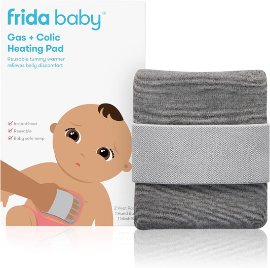 Frida Baby Gas + Colic Heating Pad for Natural Belly Relief | Gentle Heat to Relax + Soothe Bellies | Instant Tummy Warmer | Soothe Colic Discomfort