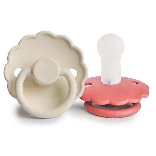 FRIGG Daisy Silicone 2-Pack Cream/Poppy - Size 2