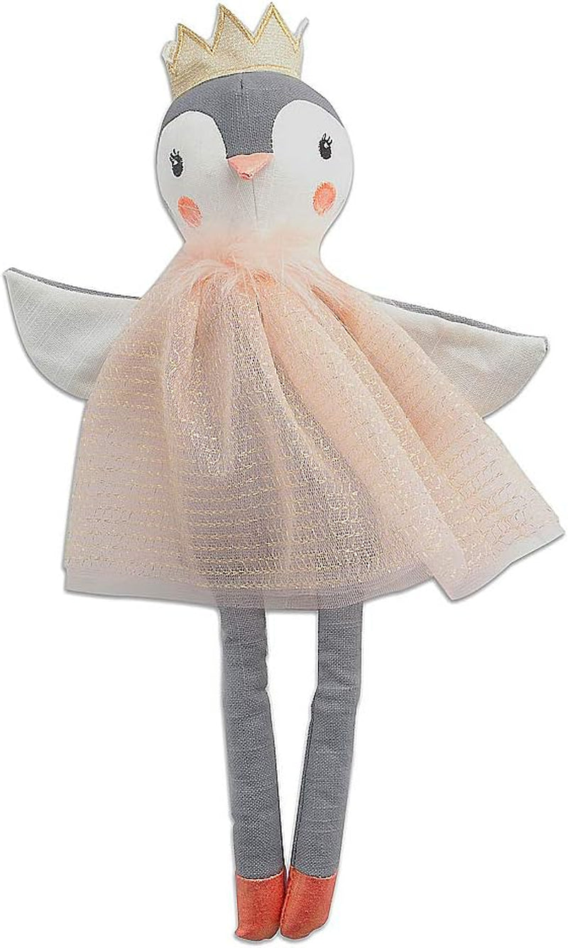 MON AMI Penguin Princess Doll with Pink Tulle – 18”, Soft Plush Animal Doll, Use as Toy or Room Decor, Great Gift for Kids of All Ages