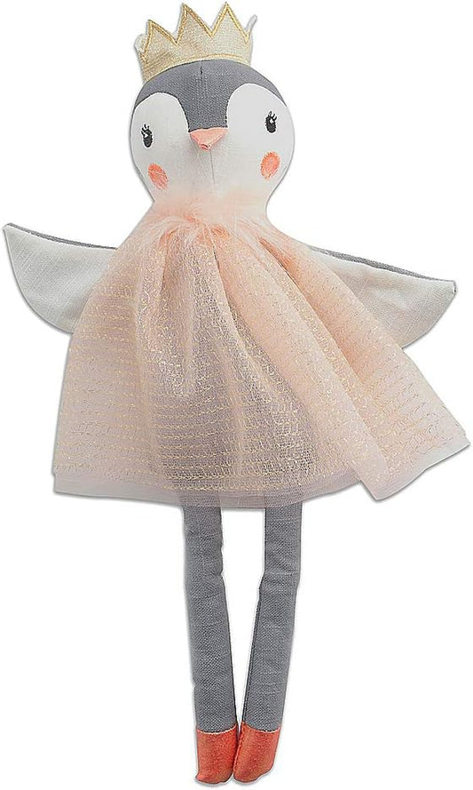 MON AMI Penguin Princess Doll with Pink Tulle – 18”, Soft Plush Animal Doll, Use as Toy or Room Decor, Great Gift for Kids of All Ages