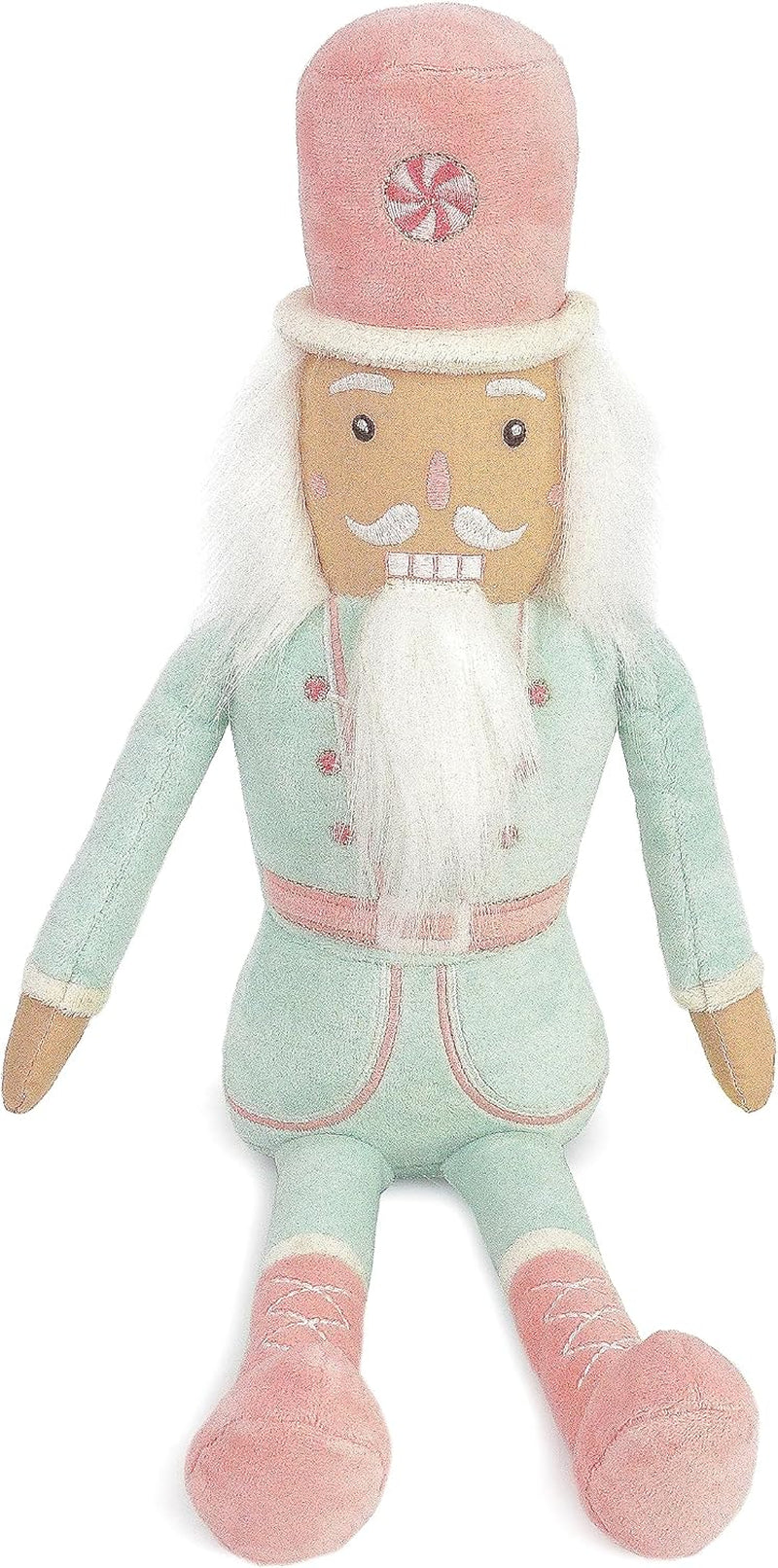 MON AMI Red Nutcracker Shelf Sitter Plush Doll – 19”, Traditional Nutcracker Soldier Doll, Nutcracker Figures, Christmas Decorations, Great