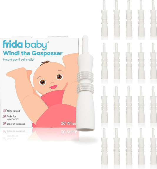 Frida Baby Windi Gas Passer | Baby Gas Relief and Colic Baby Relief, Baby Constipation Relief | 10 Count (Pack of 2)