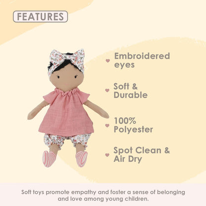 MON AMI My First Doll Marie - 15”, Soft Baby Doll for Girls, Soft & Cuddly Plush Stuffed Doll for Babies, Toddlers, Pre-School Kids, Ideal Gift for Christmas